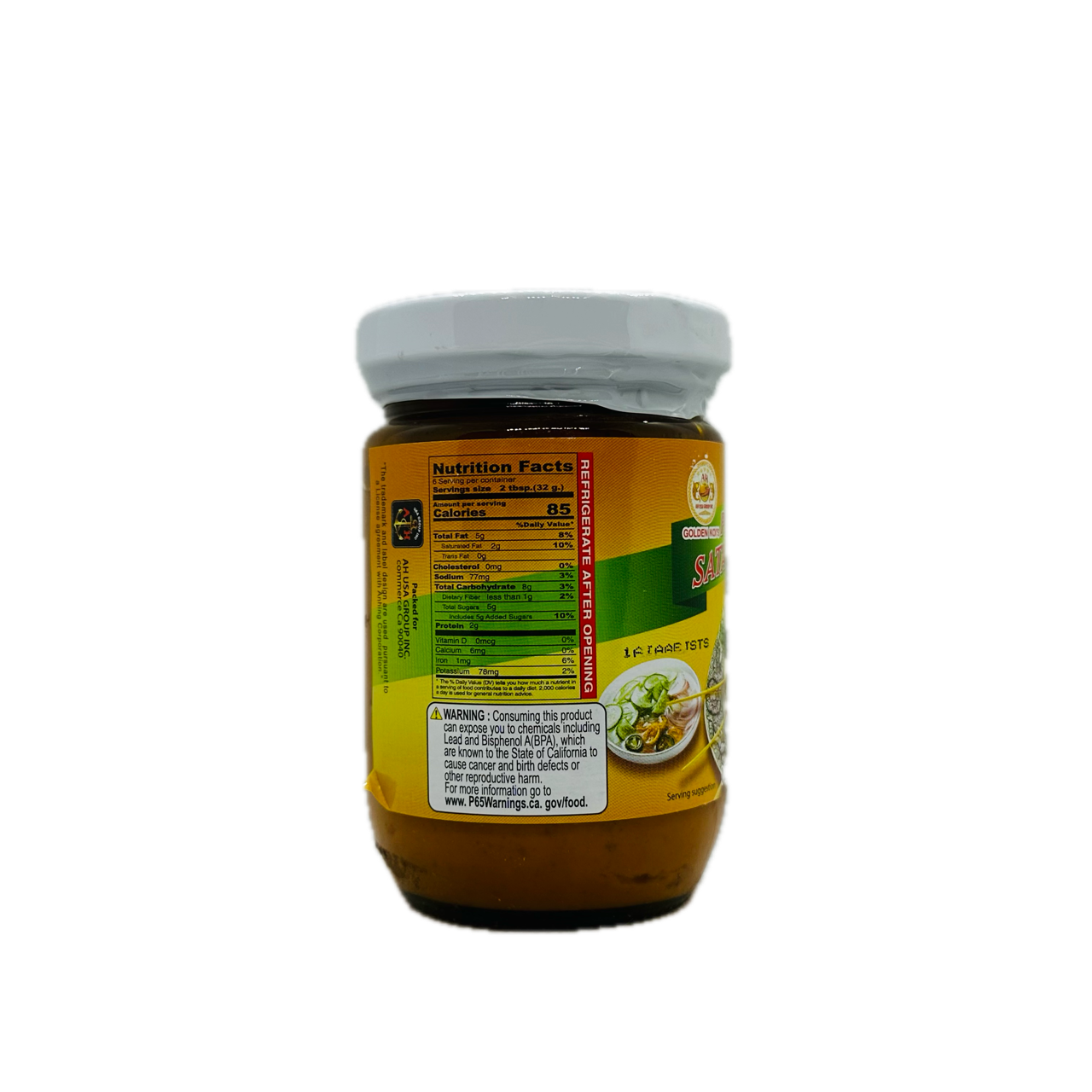 Golden Koi's (Peanut Satay Sauce)