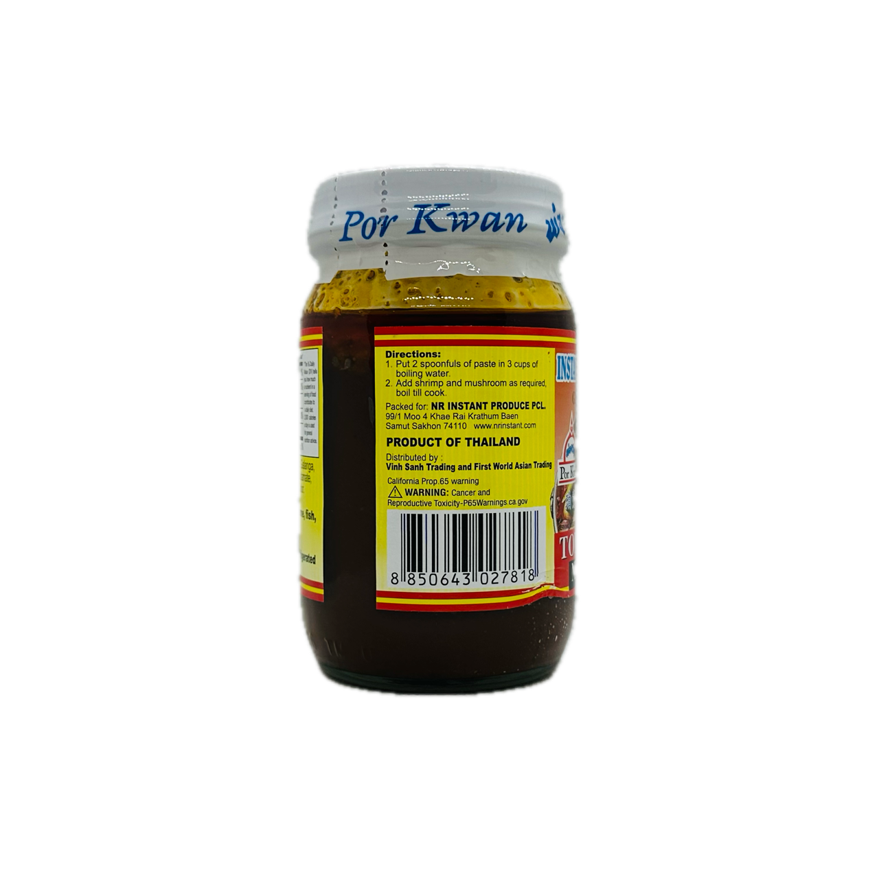 Por Kwan Tom Yum Paste ( Instant Hot and Sour Paste)
