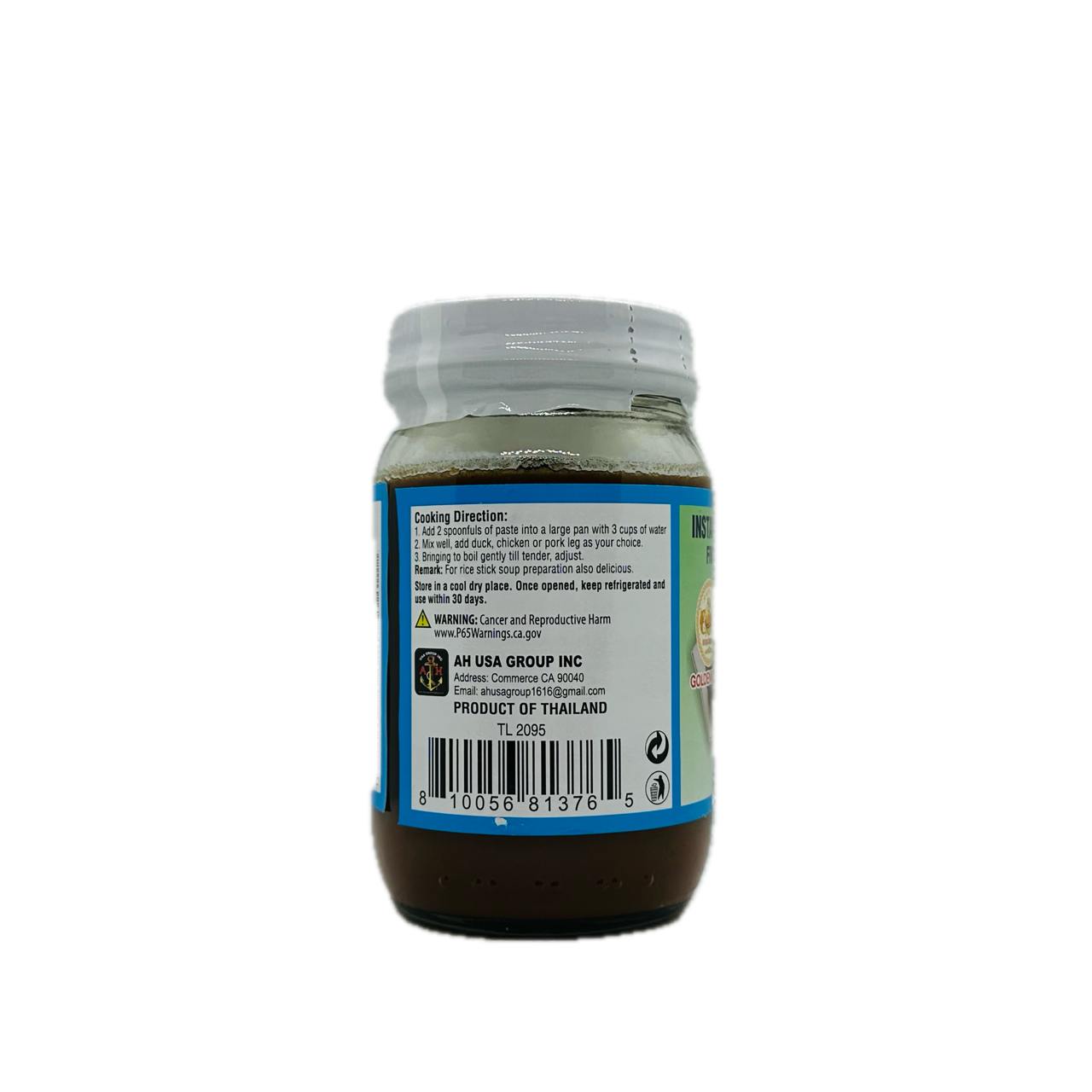 Golden Koi's Instant Concentrate Soup Base (Five Spice Flavor Duck Flavor)