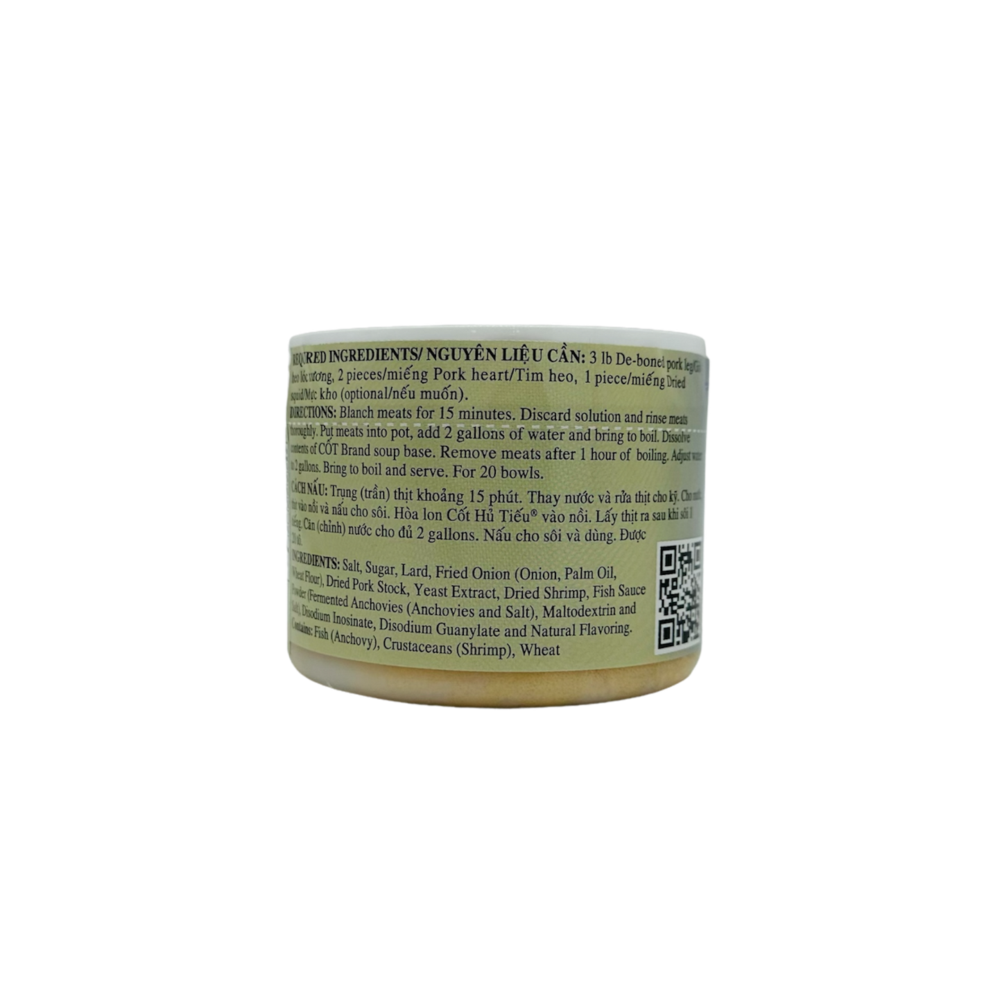 "Cốt Hủ Tiếu Brand (Pork Flavored ""Hủ Tiếu"" Soup Base)"