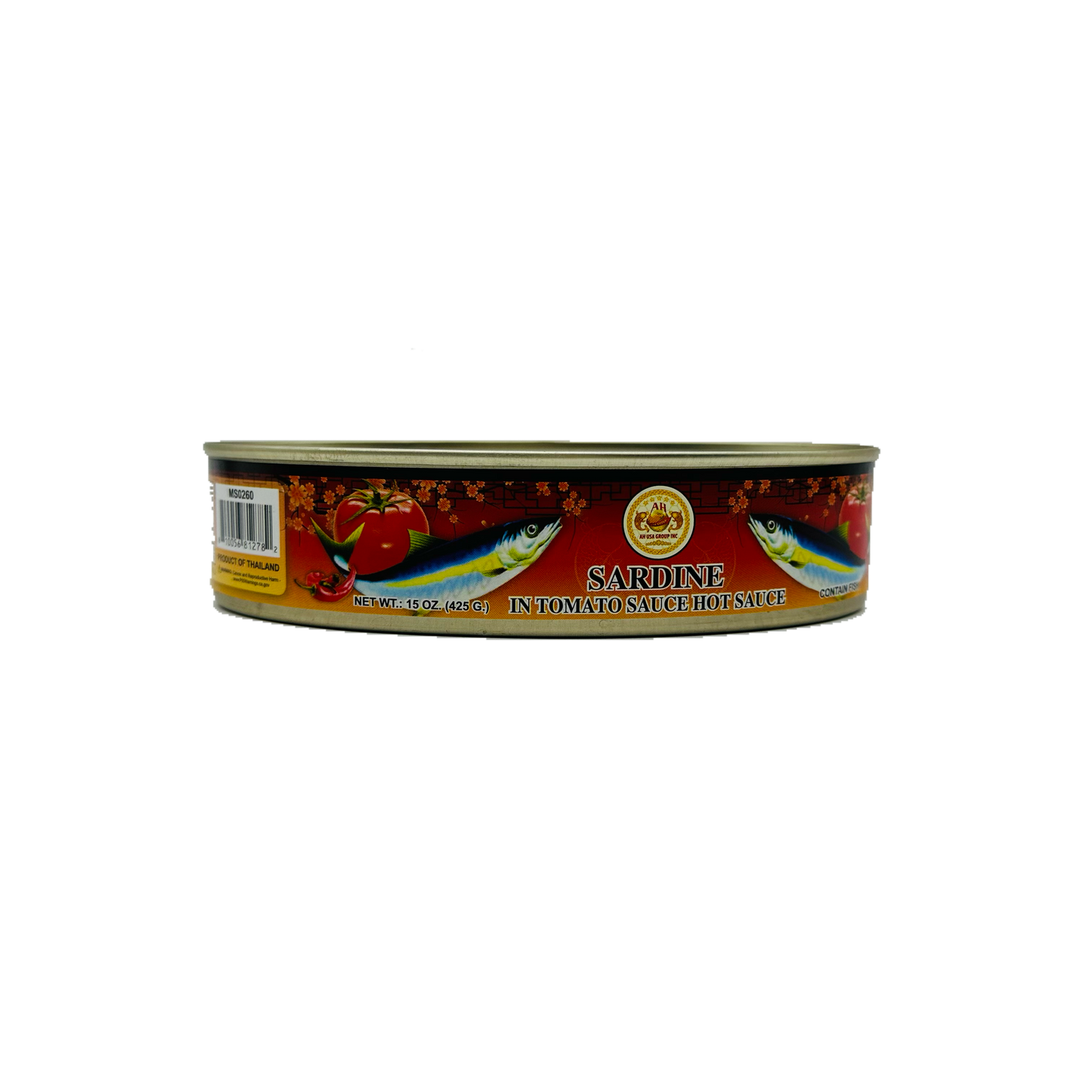 AH (Sardine in Tomato Sauce Hot Sauce)