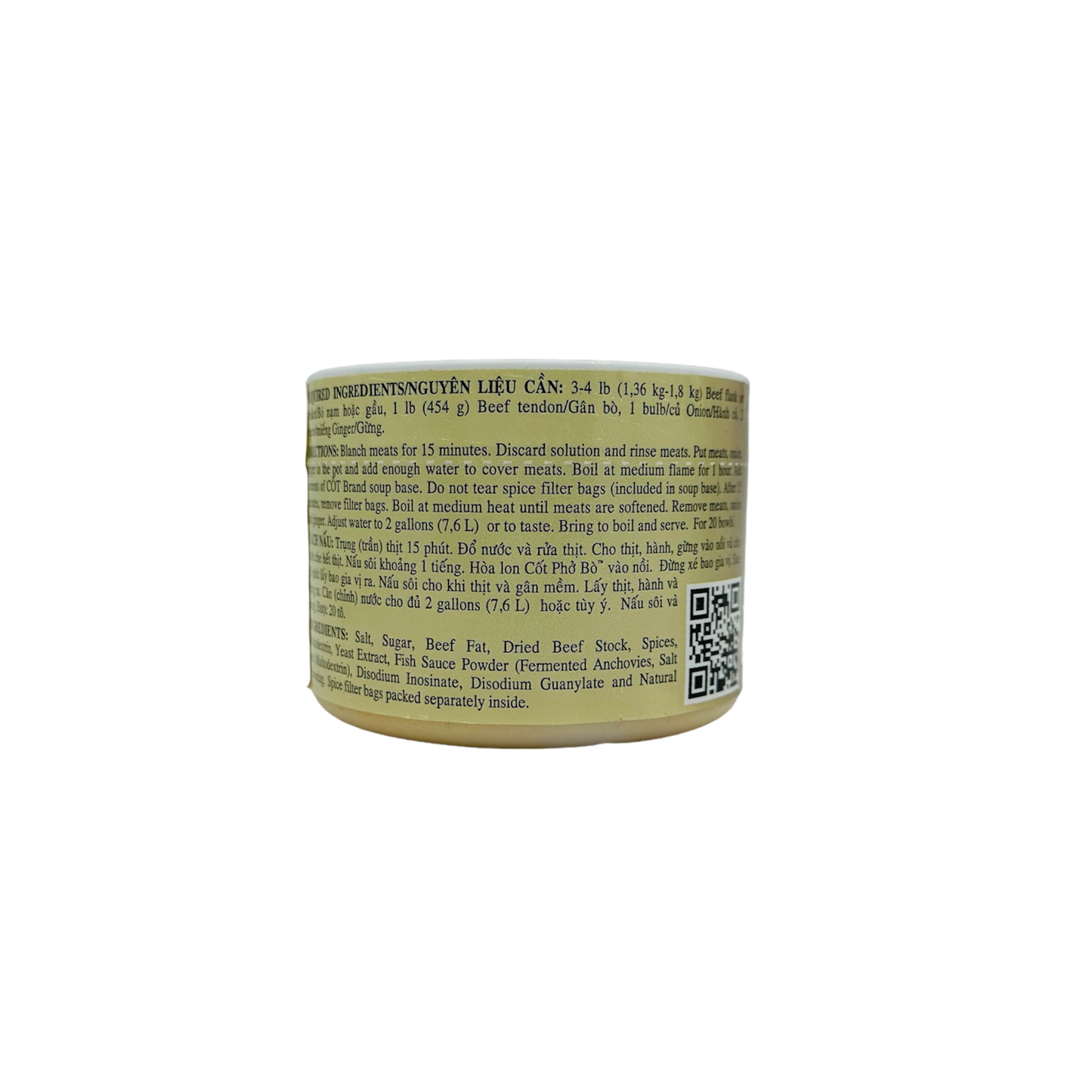 "Cốt Phở Bò®
Brand (Beef Flavored ""Phở"" Soup Base)"