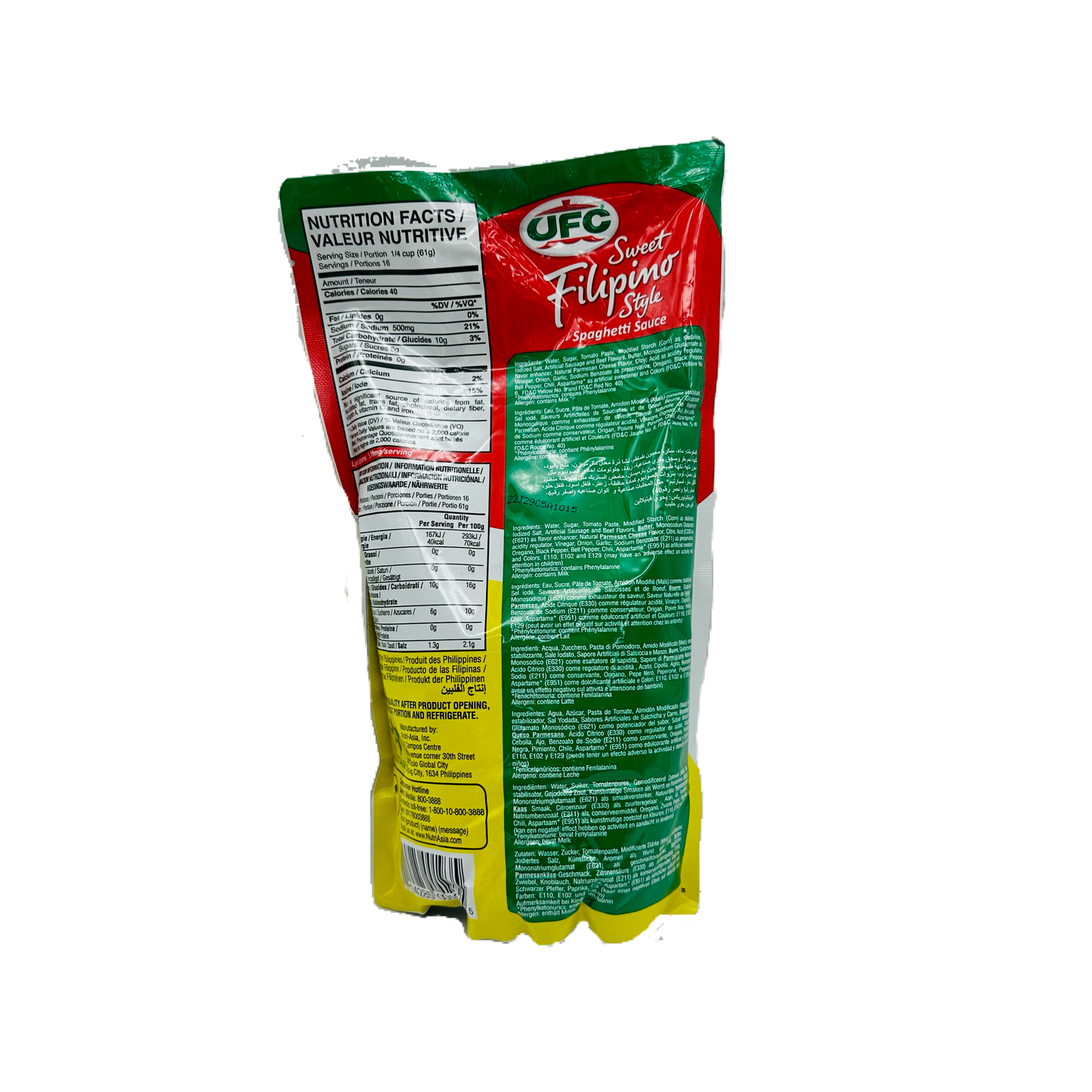 UFC Sweet Filipino Style Spaghetti Sauce (1kg)