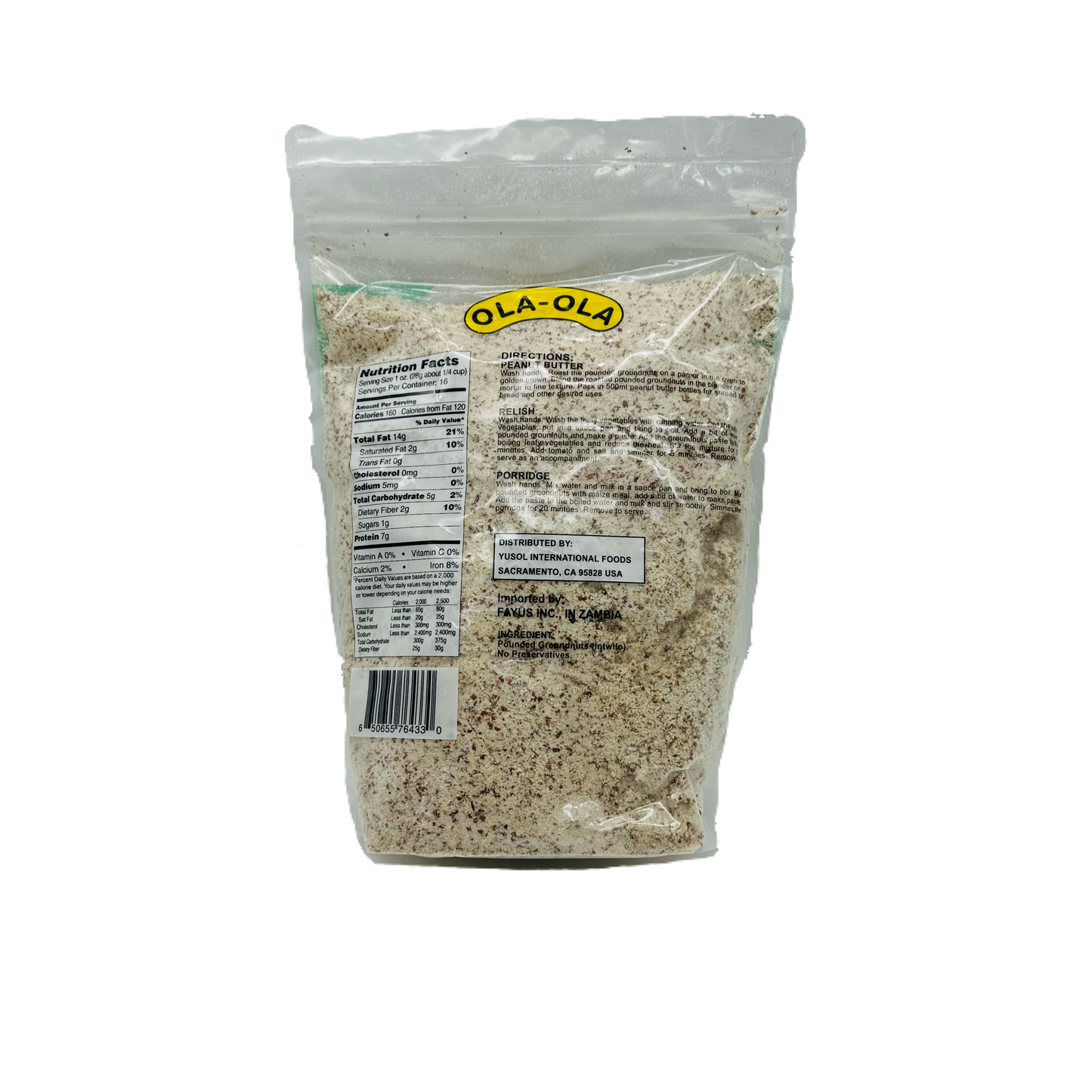 Ola-Ola Pounded Groundnuts (Intwilo)