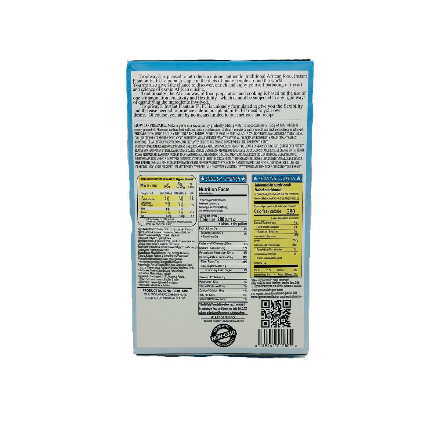 Tropiway (Instant Plantain FuFu)