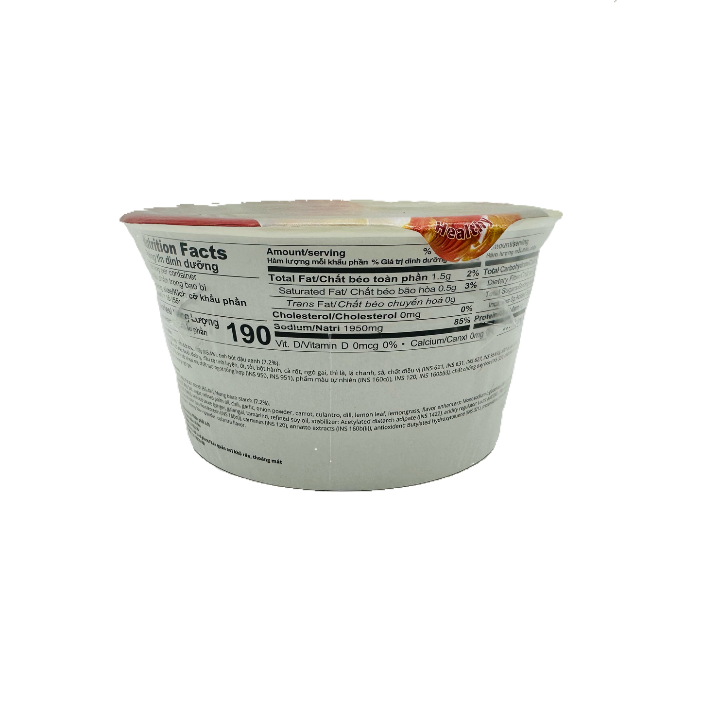 Simply Food Mien Tom Yum Instant Glass Noodles Artificial Tom Yum Flavor