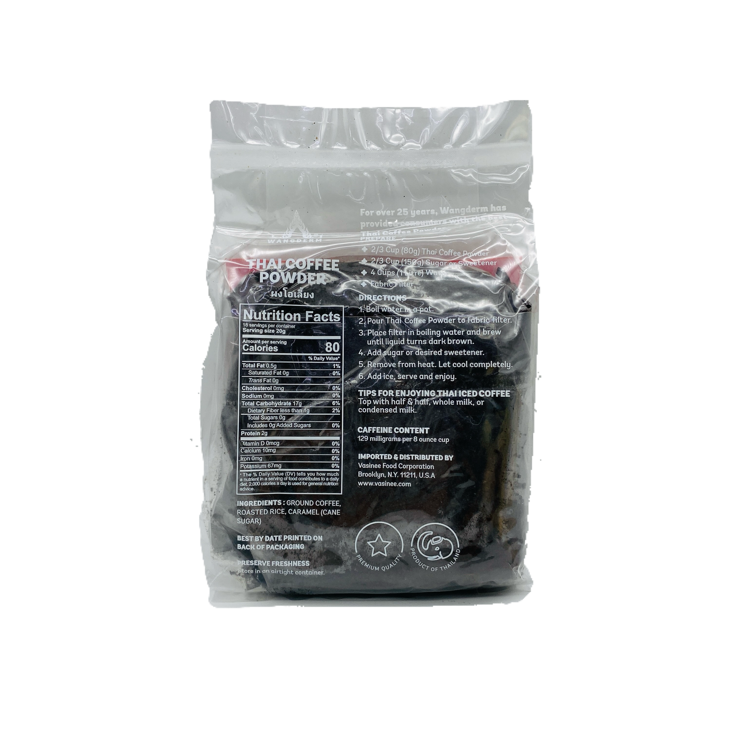 Wangderm Thai Coffee Powder