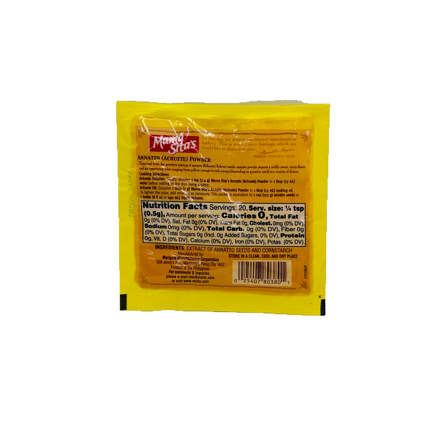 Mama Sita's (Annaito Powder)