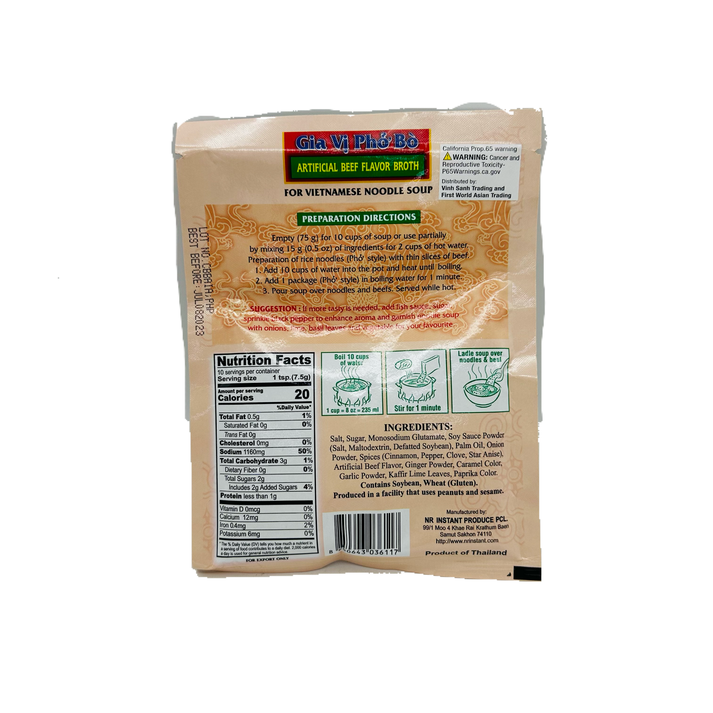 Lee Brand (Beef Flavor Broth for Vietnamese Noodle Soup)