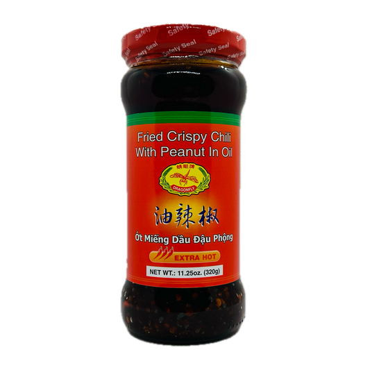 Dragonfly (Fried Crispy Chili with Peanut In Oil) Extra Hot