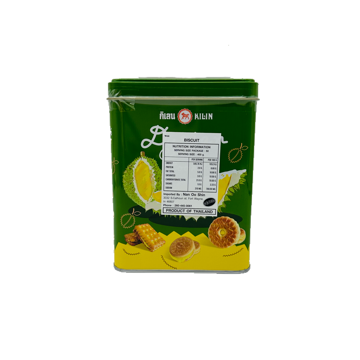 Kilin (Durian Biscuit)