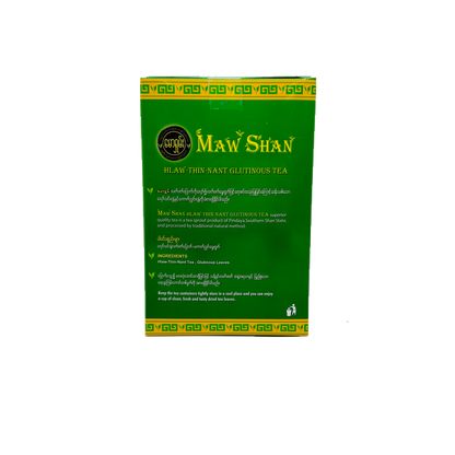 Maw Shan (Glutinous Tea Leaves) / မောရှမ်း (လှော်သင်းနံ့ကောက်ညှင်းမွှေး)