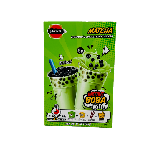 J-Basket Instant Boba Kit (Matcha Naturally & Artificially Flavored)