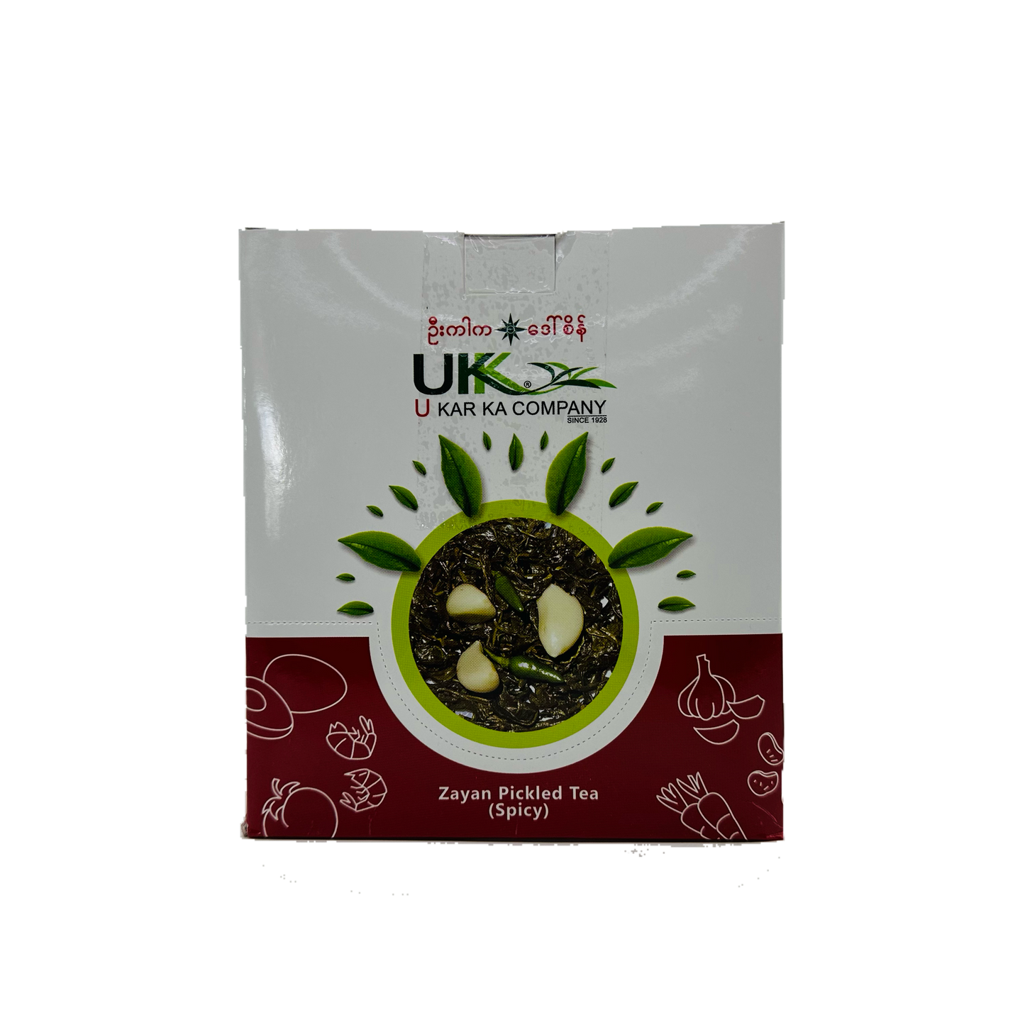 U Kar Kompany (Zayan Pickled Tea Spicy) 10 pcs Box