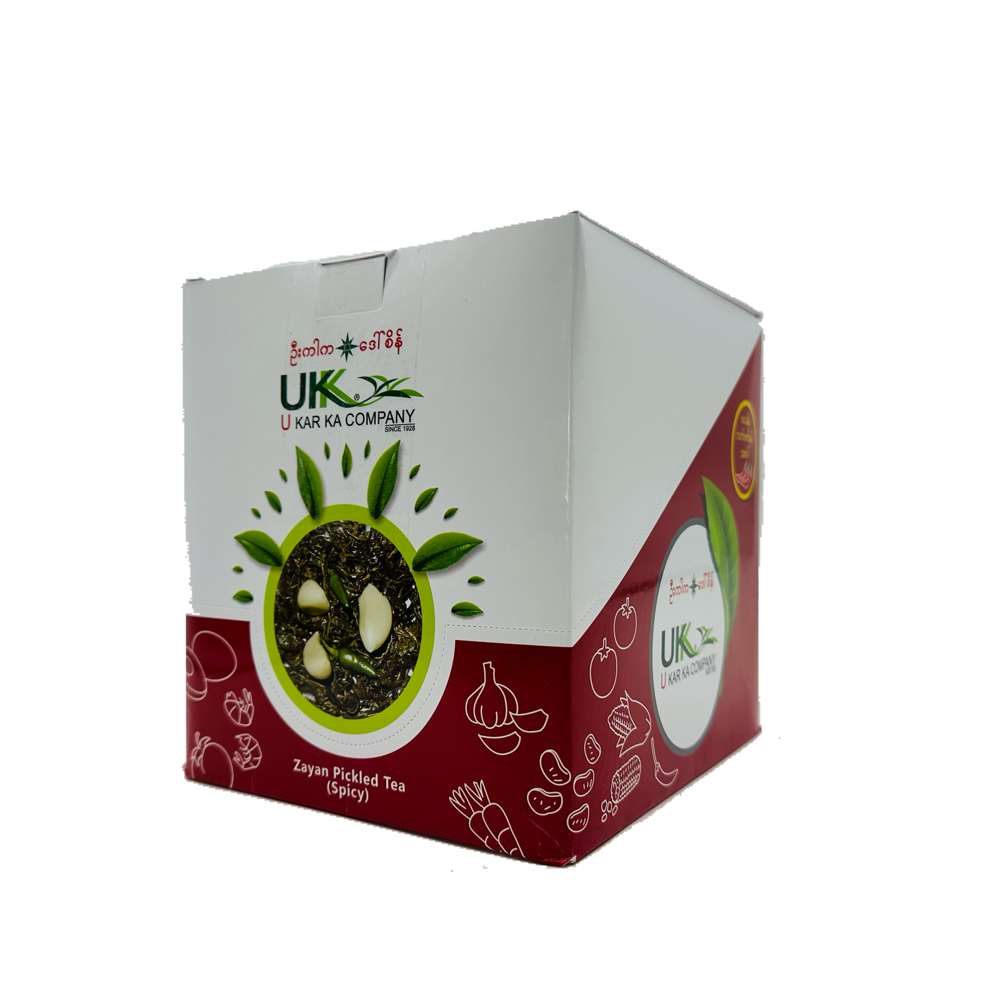 U Kar Kompany (Zayan Pickled Tea Spicy) 10 pcs Box