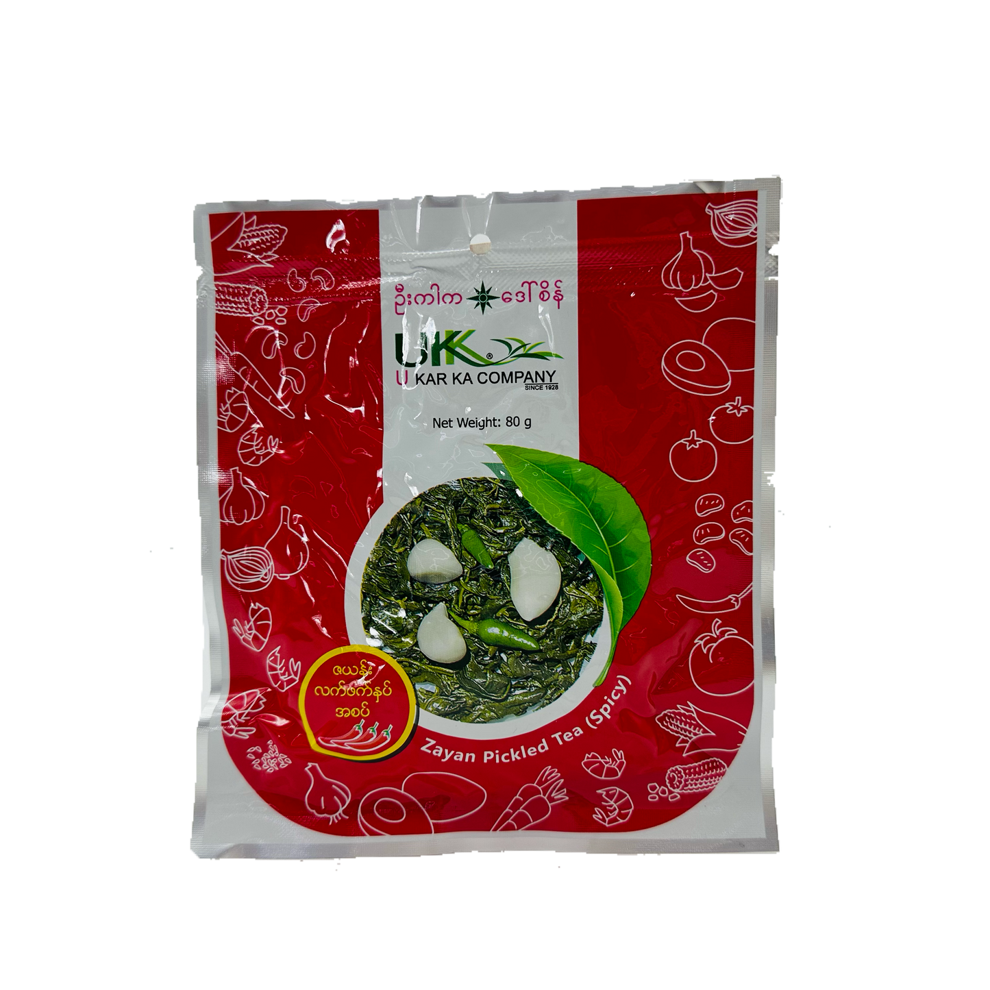 U Kar Ka Kompany (Zayan Pickled Tea Spicy) 1pc