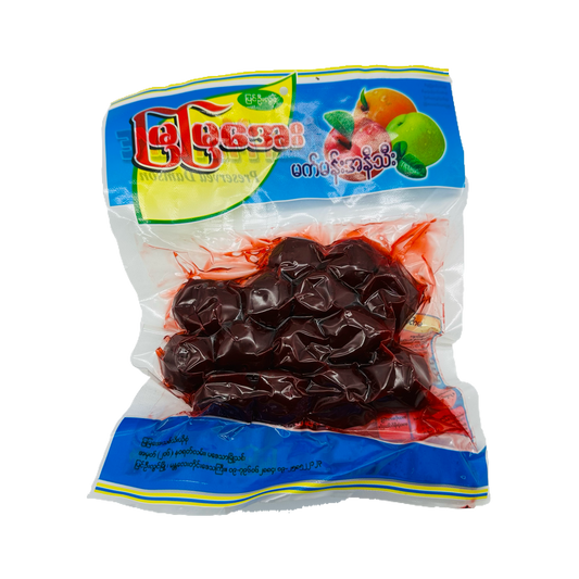 Mya Mya Aye (Preserved Damson), မြမြအေး (မက်မန်းအနီသီး)