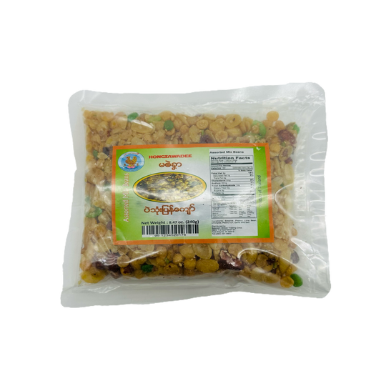 Hongsawadee (Assorted Mix Beans), ဟံသာဝတီ (ပဲသုံးပြန်ကြော်)