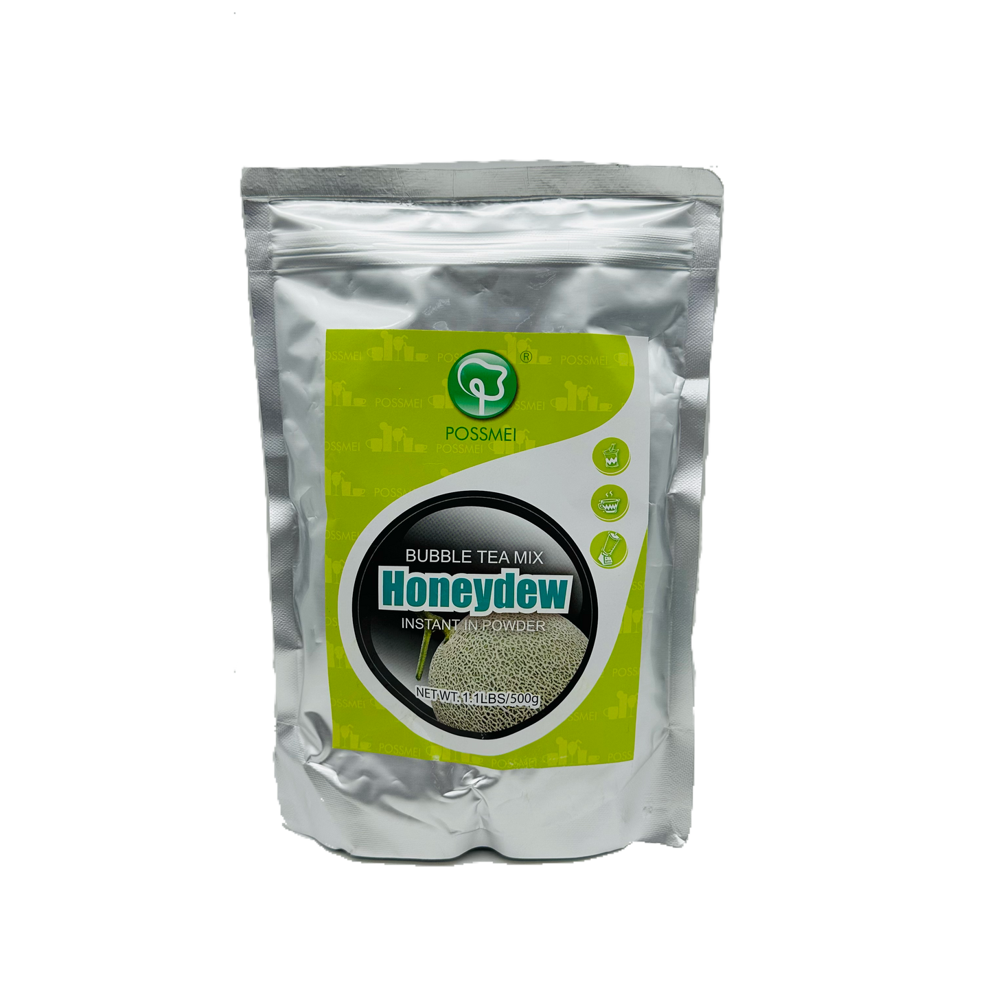 Possmei Bubble Tea Mix Instant Powder (Honeydew)