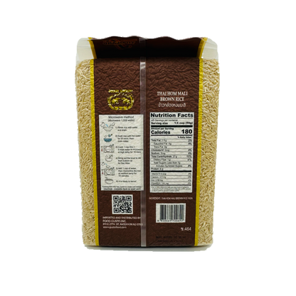 Golden Elephant Three Lotus Thai Hom Mail Brown Rice
