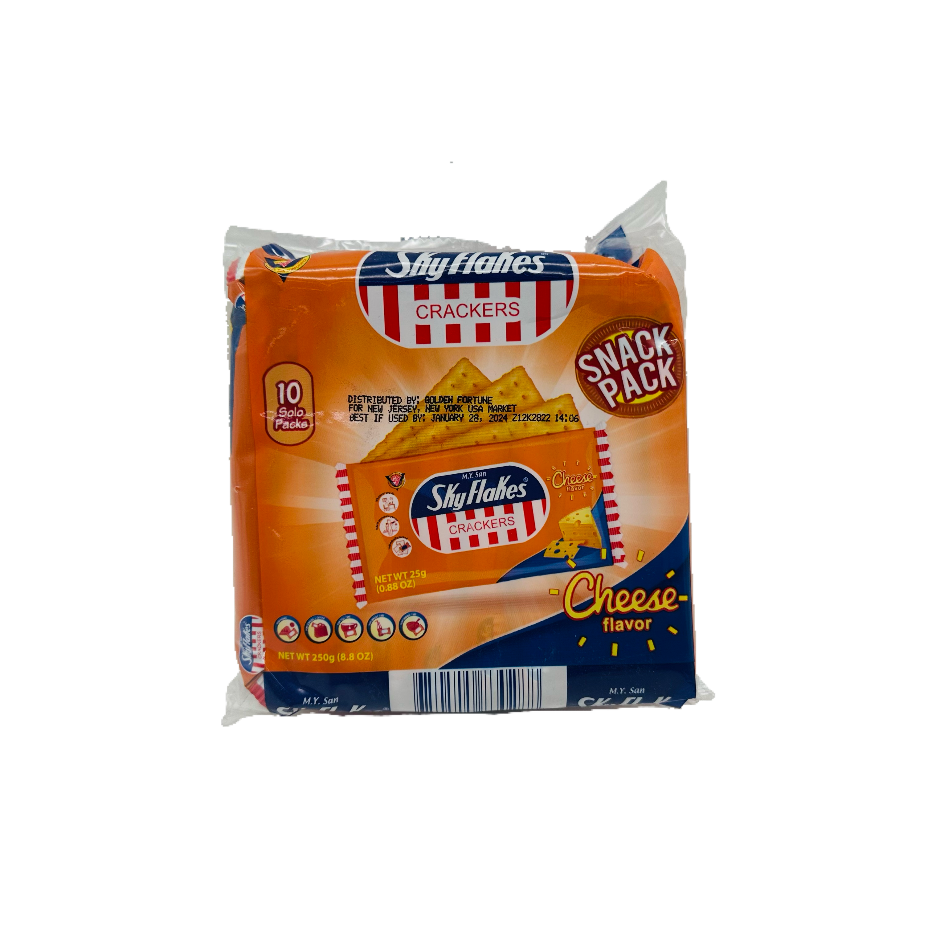 Snacker Flakes M.Y. San (Sky Flakes Crackers Cheese Snack Pack 10) – Nan Oo Shin