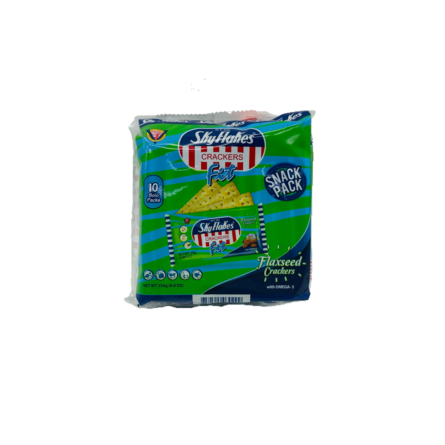 M.Y. San (Sky Flakes Crackers Fit Flaxseed Snack Pack 10)